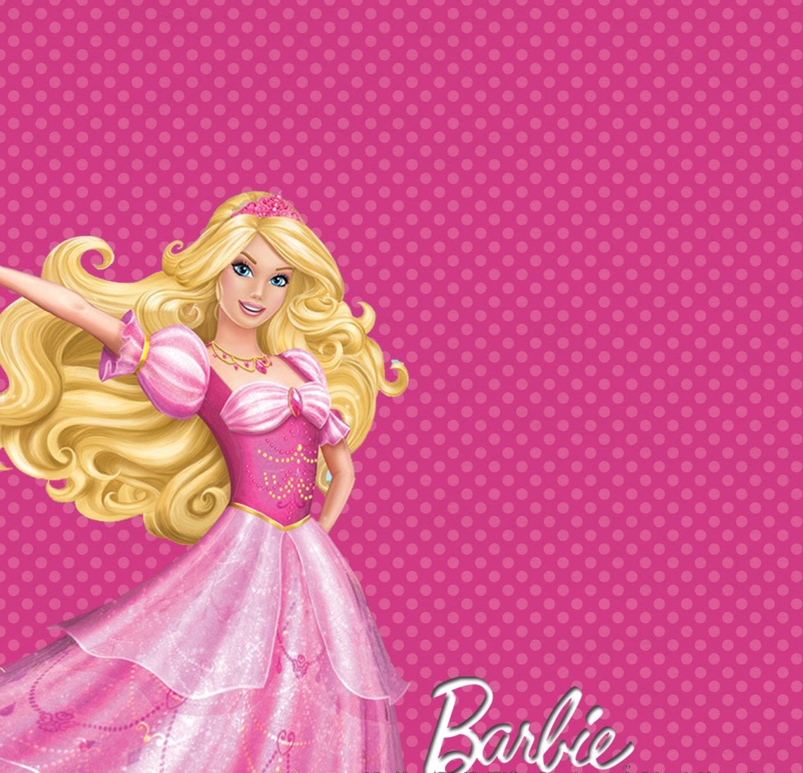 Barbie in a Pink Princess Gown