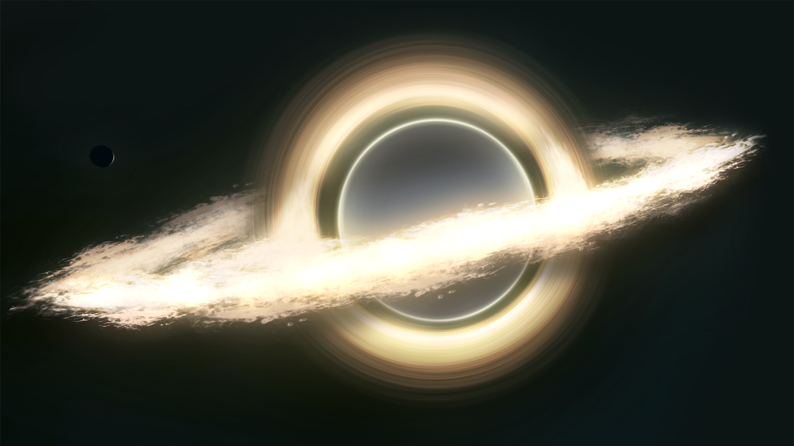Interstellar Black Hole Wallpaper Full Desktop Background