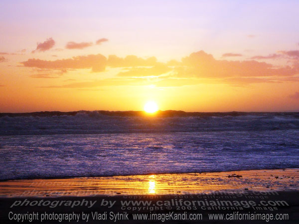 California Beach Sunset Photo