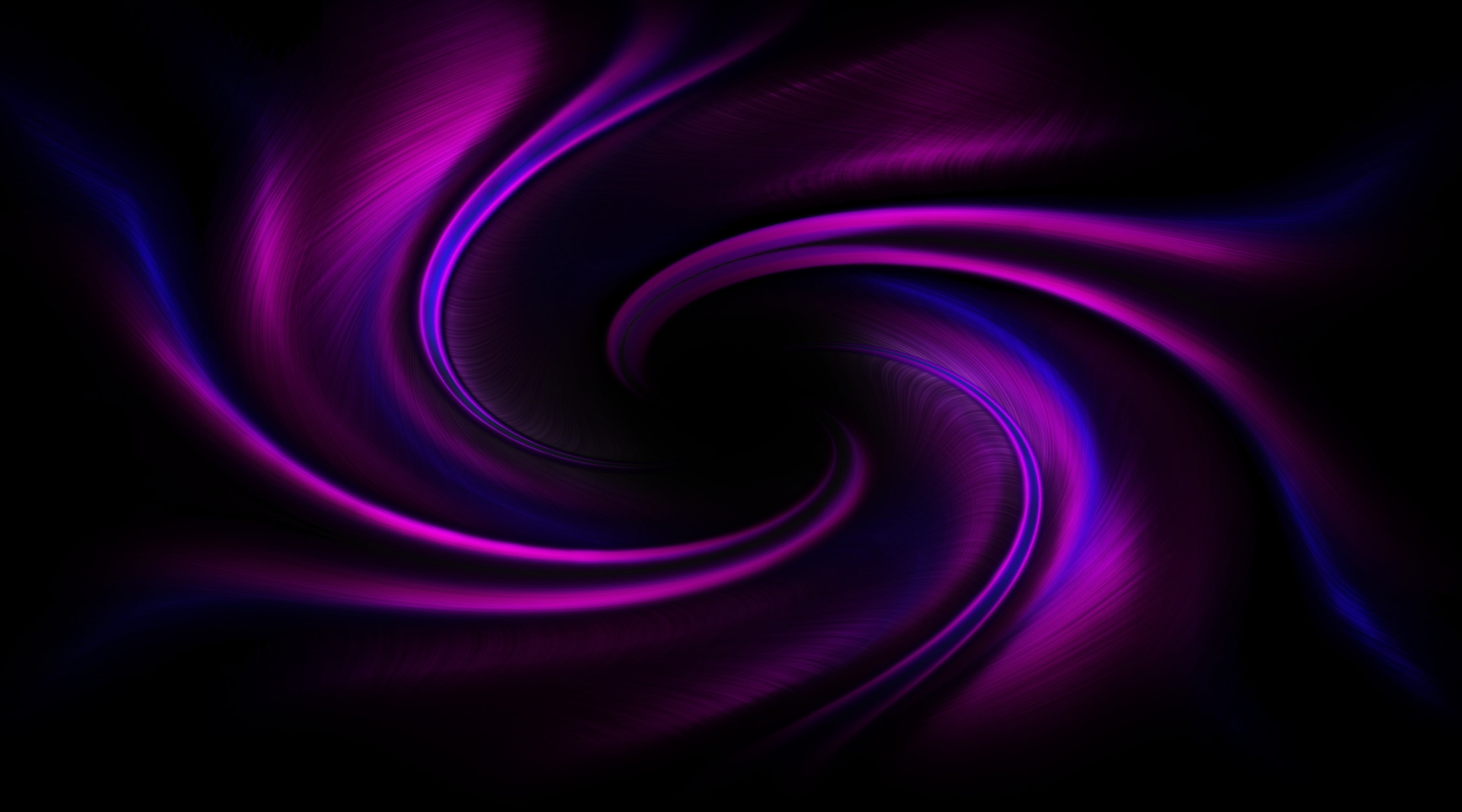 Purple And Blue Black Hole Illustration HD Wallpaper