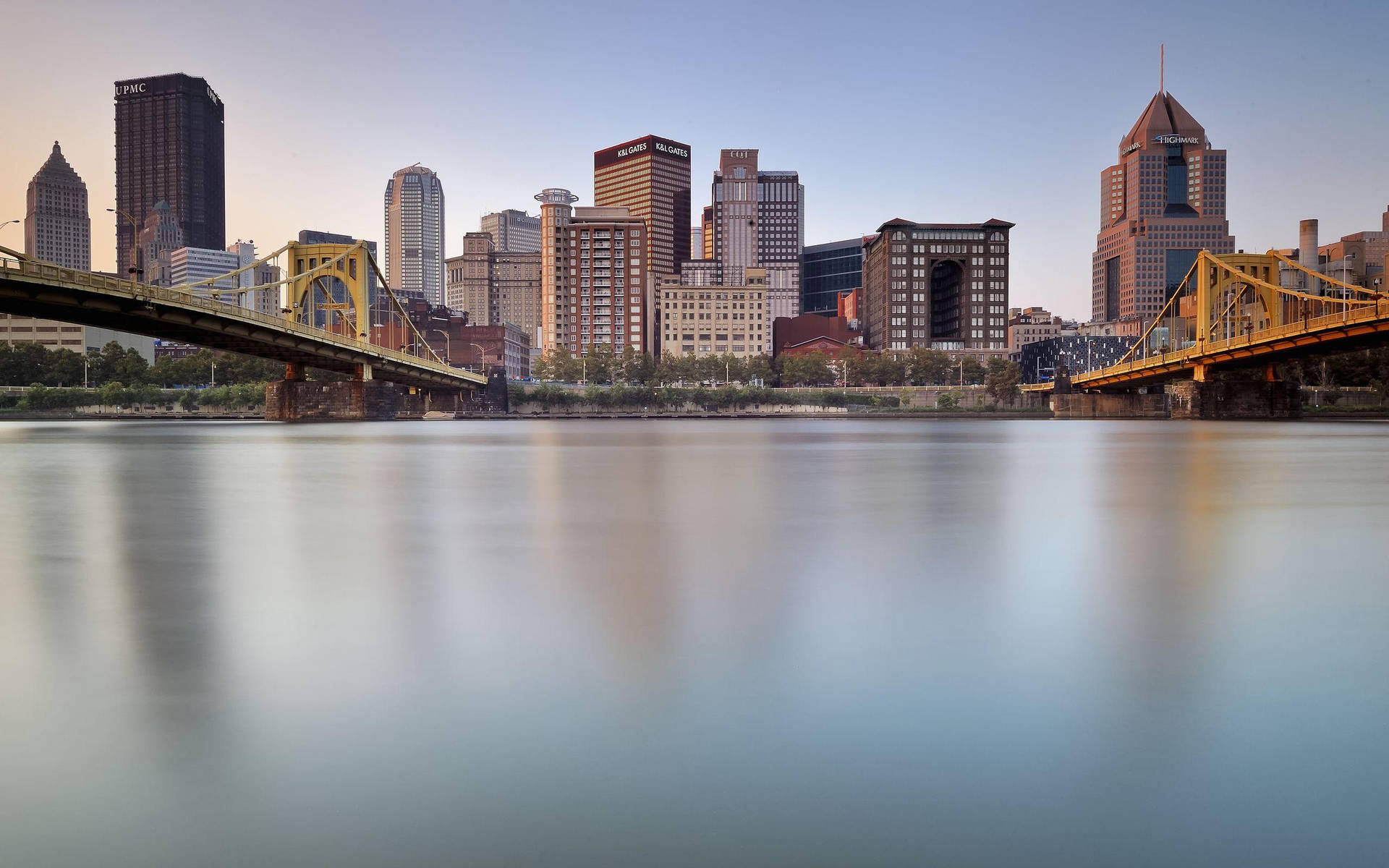 Pittsburgh Daylight River Wallpaper