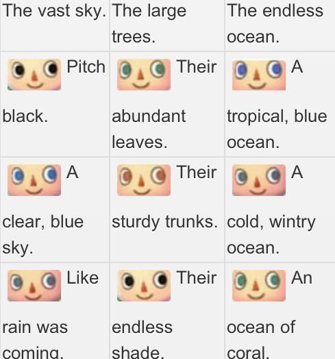 Guide Ac Nl Crossing Stuff Acnl Eye Color Colors