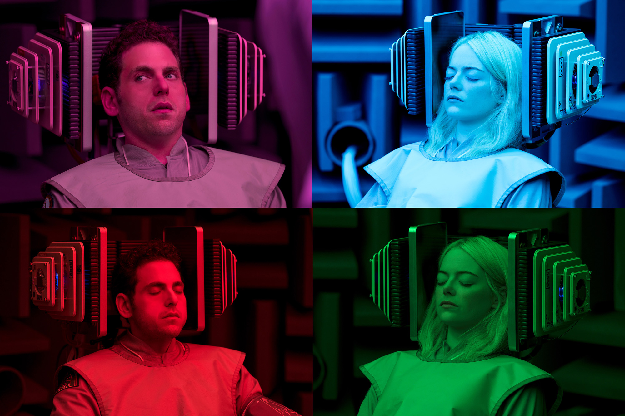 First Maniac Images Reveal Emma Stone Jonah Hill in Cary