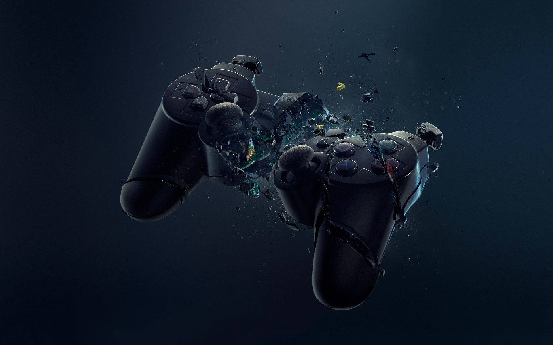 Shattered Ps4 Controller Nxaa1vqeksucq9zb Wallpaper