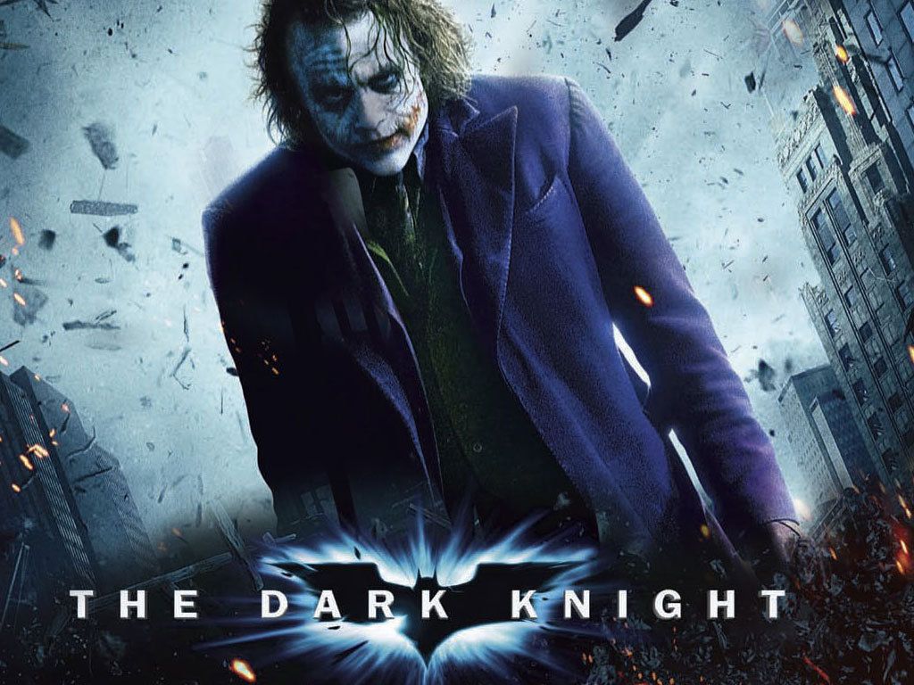 Joker The Dark Knight Poster Wallpaper Batman