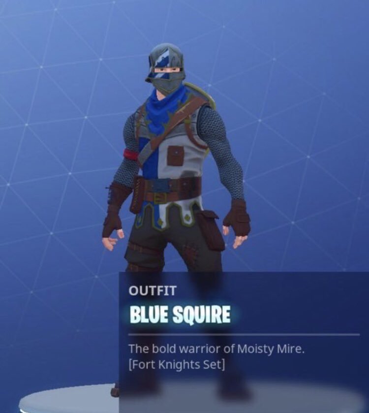 blue squire fortnite skin heavy armored medieval knight on blue squire fortnite wallpapers