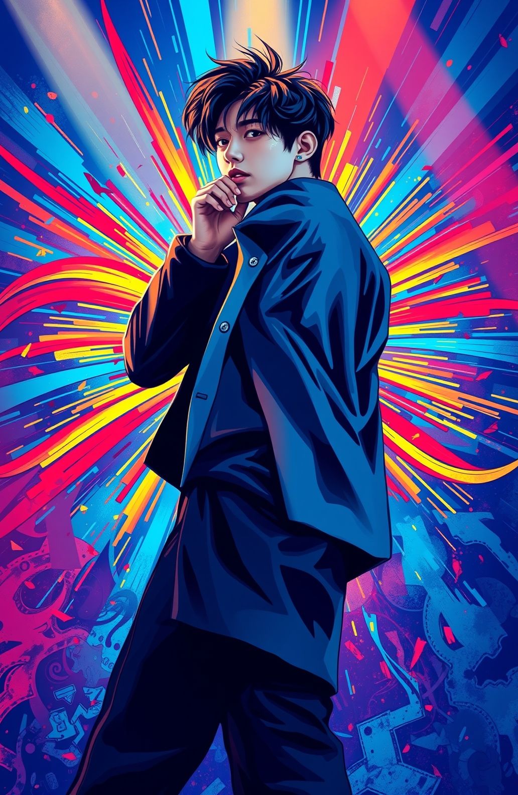 V Bts Idol Wallpaper