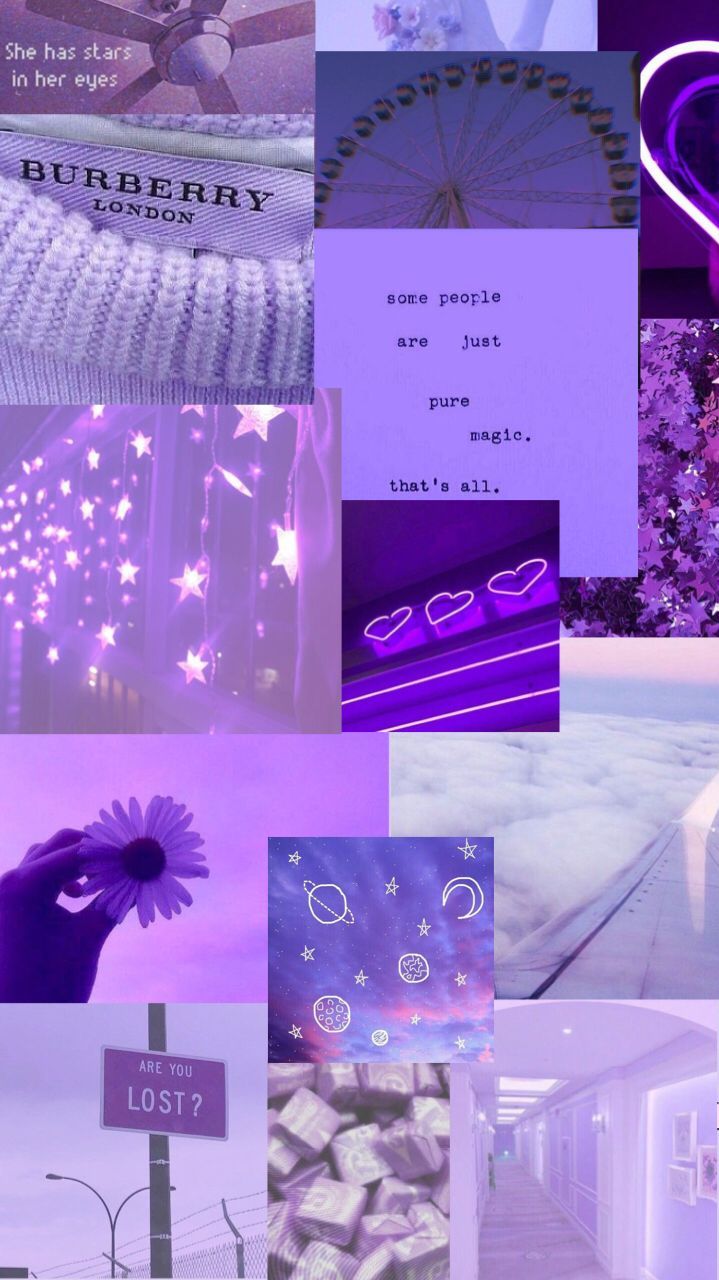 Aesthetic Purple Wallpaper iPhone