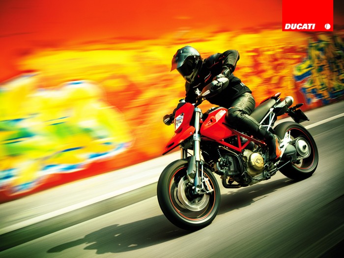 Motorcycle Ducati Hypermotard Off Road Bike Street Wallpaper