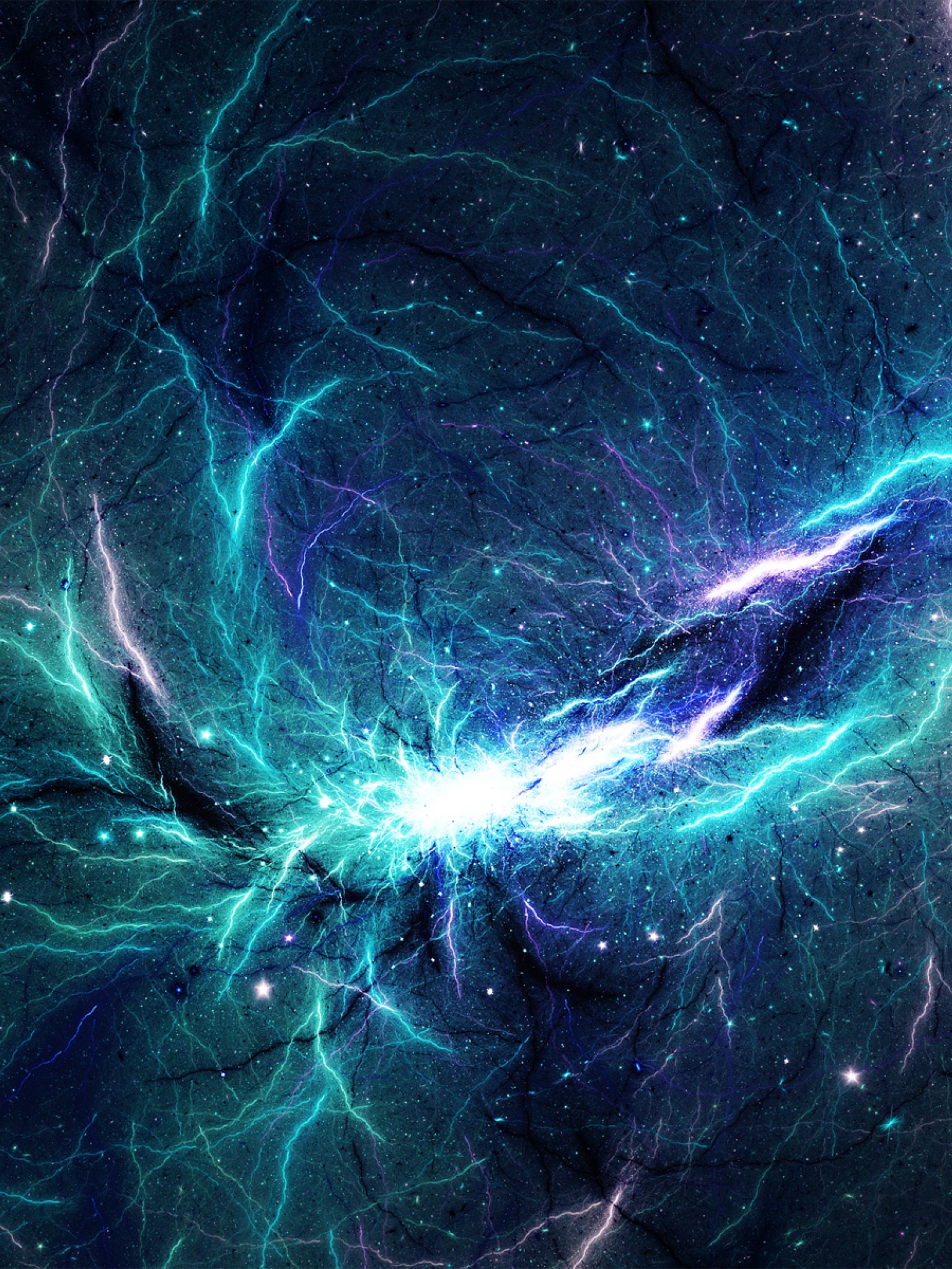 Thor Space Nebula Retina iPad Wallpaper 3d
