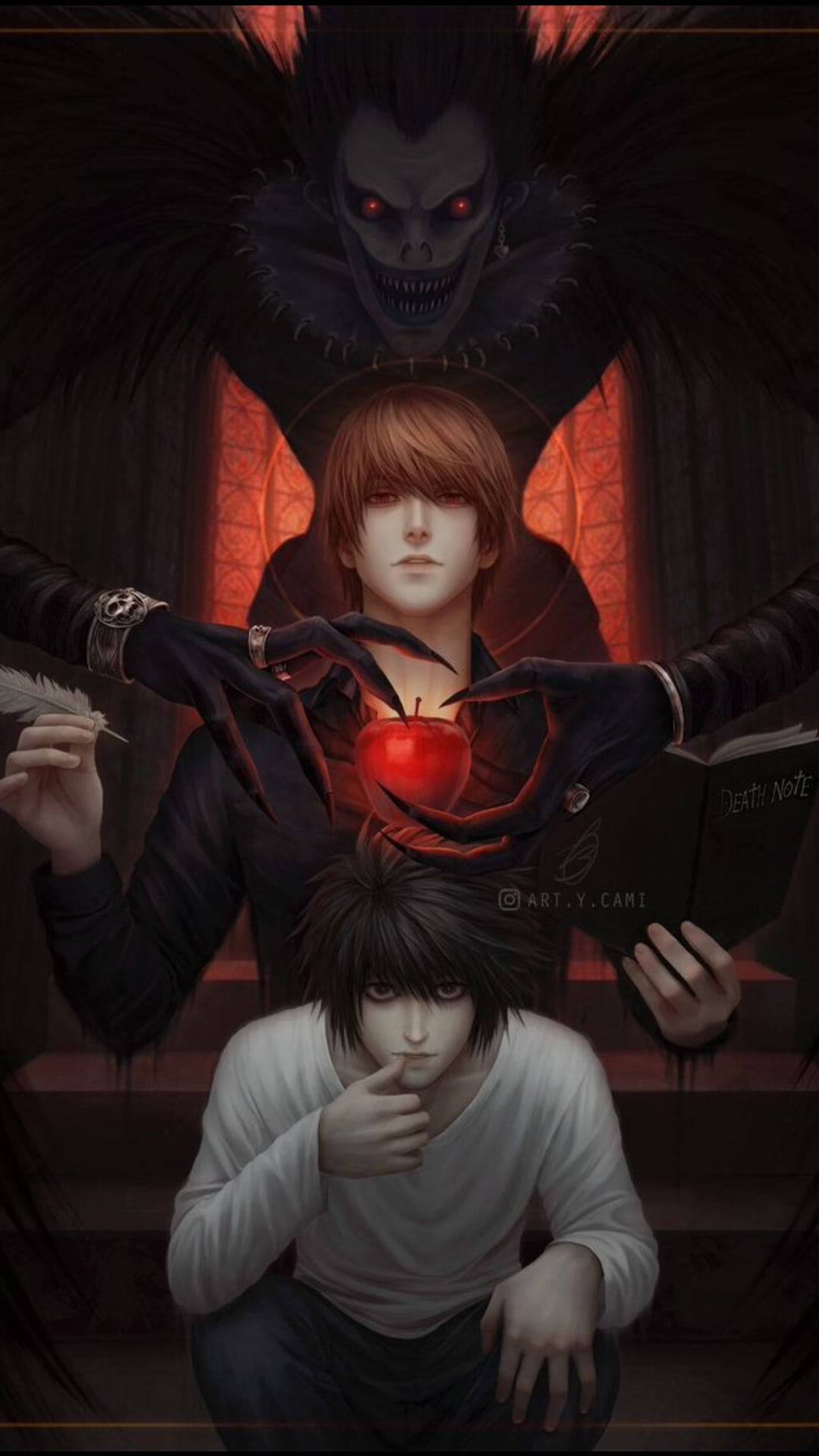 Death Note Background Wallpaper