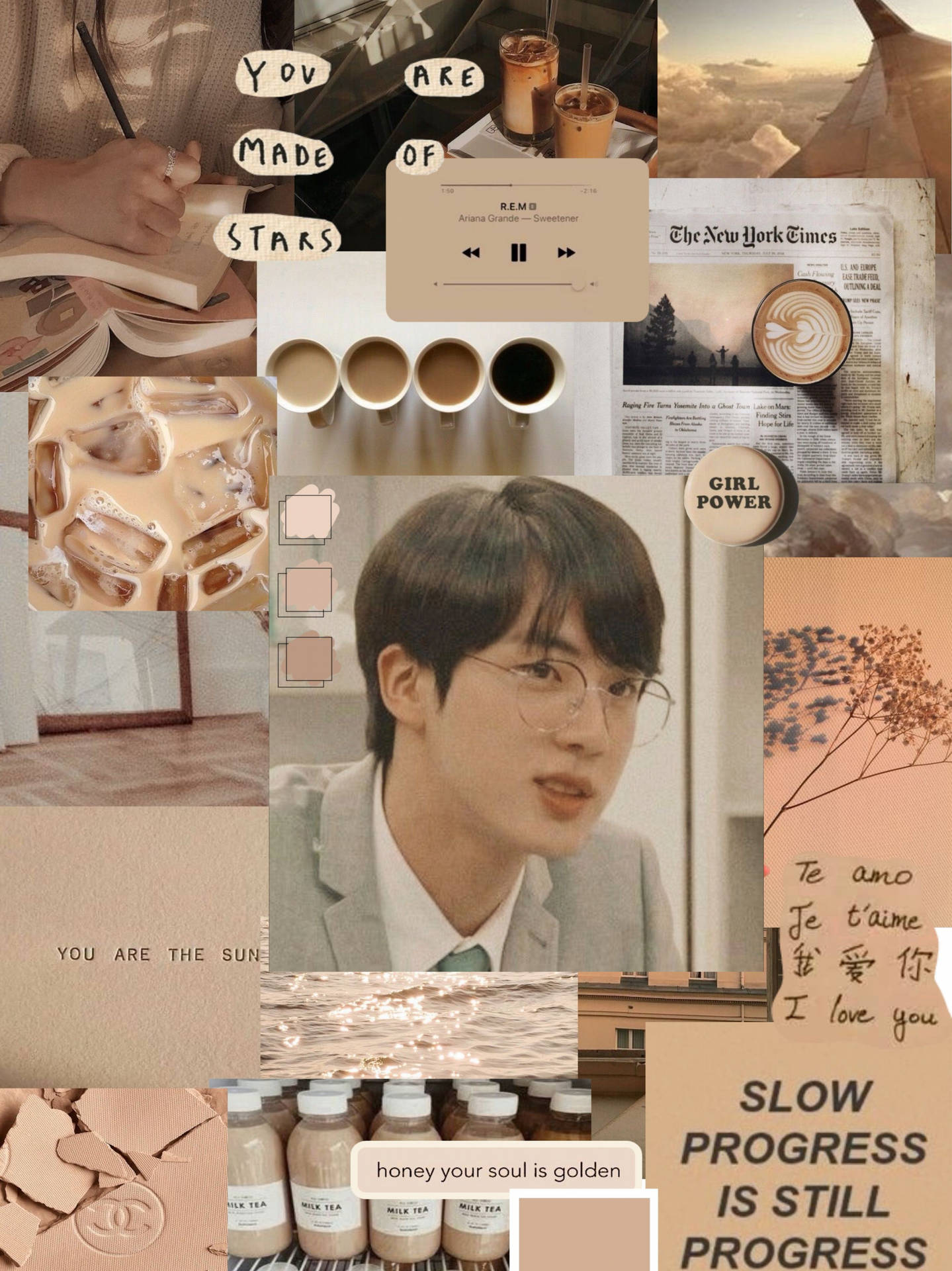 Top Beige Brown Aesthetic Wallpaper Full HD 4k To Use