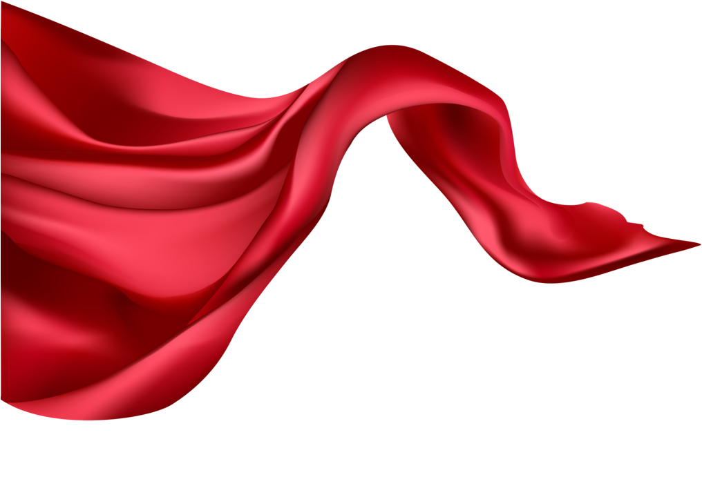 Red Cape Png Flying Silk Image With No Background