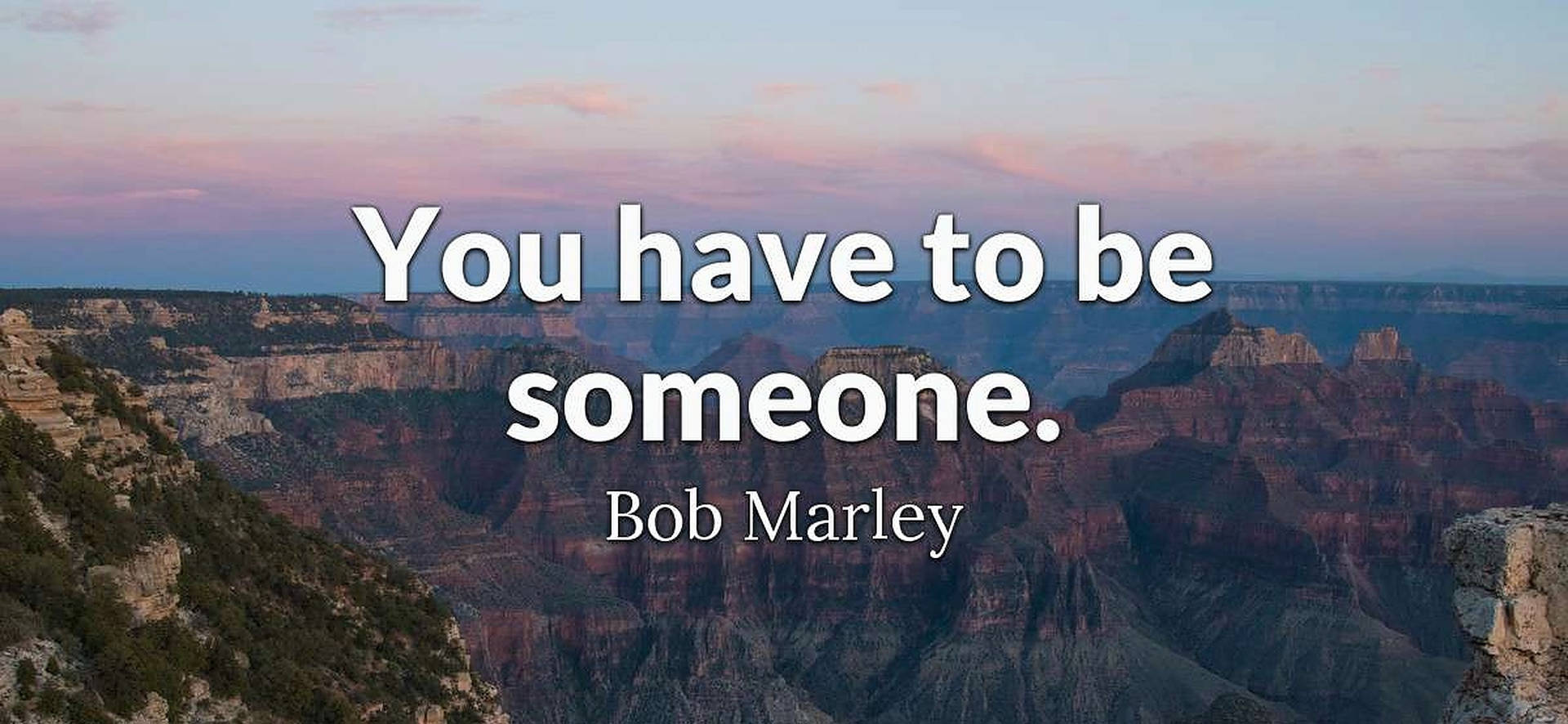 Bob Marley Quotes Scenic Wallpaper