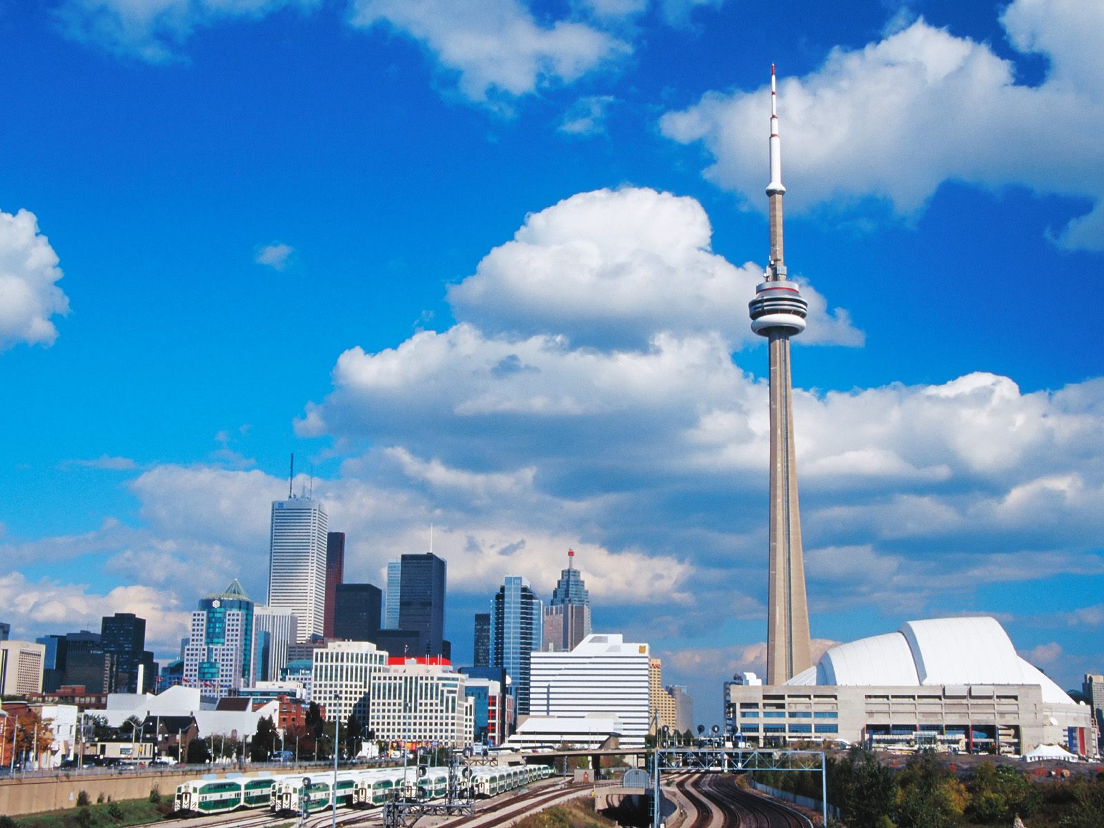Toronto Skyline Canada Photography Desktop Wallpaper