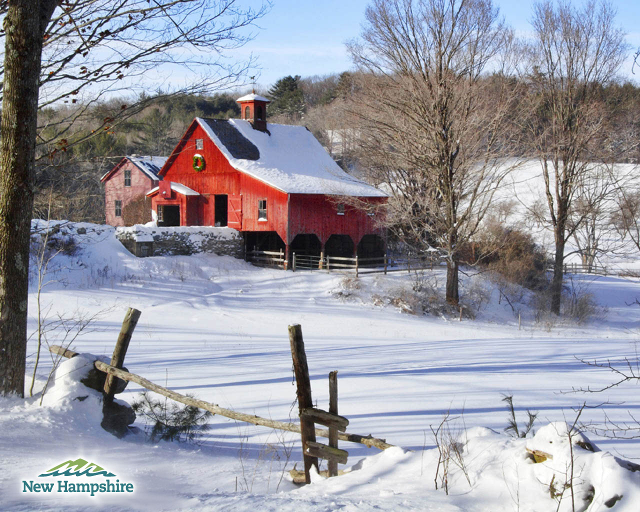 Christmas Farm Scenes Country Andrew Fuller