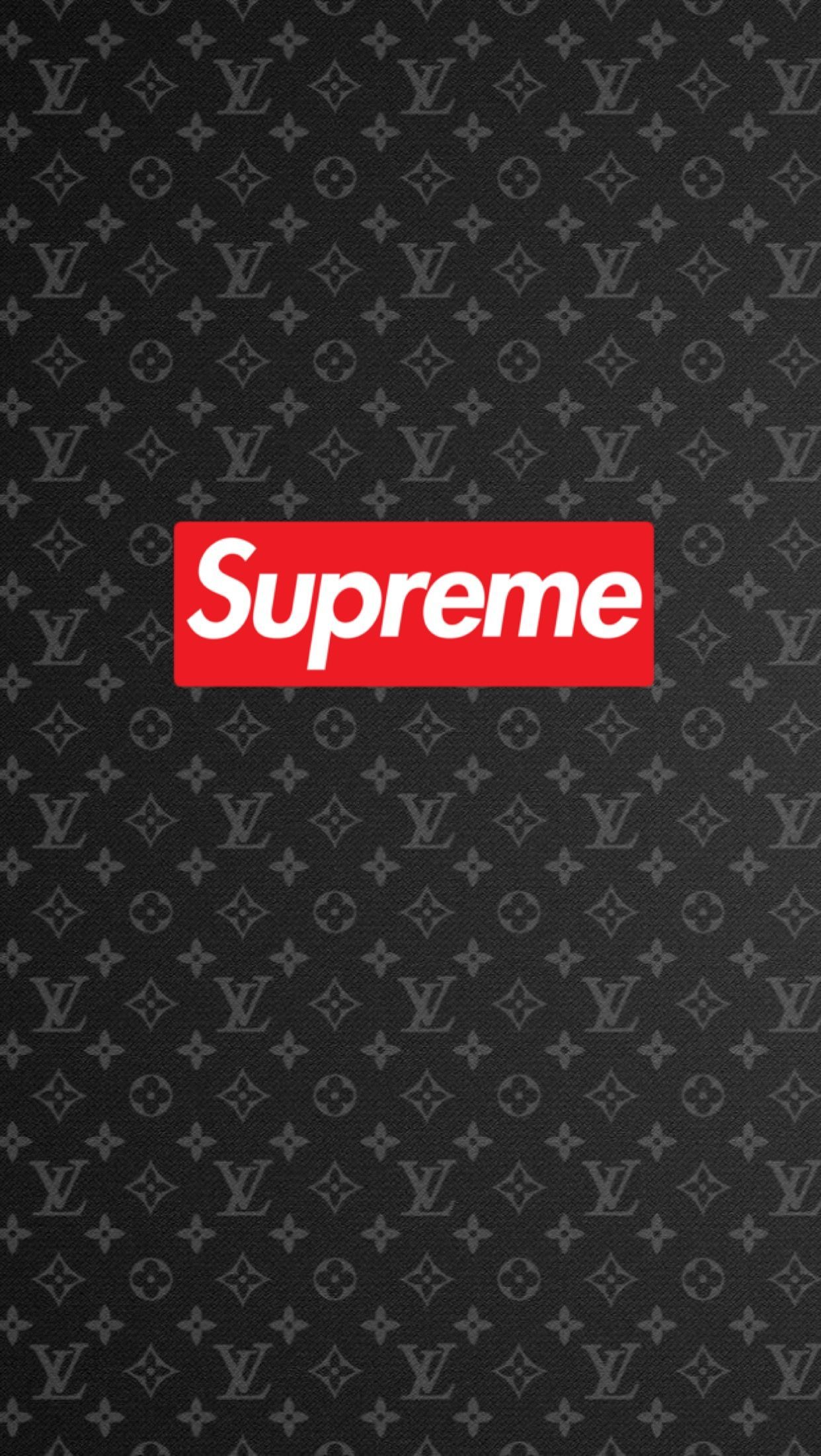 Download Red Supreme Brand Logo Wallpaper | Wallpapers.com