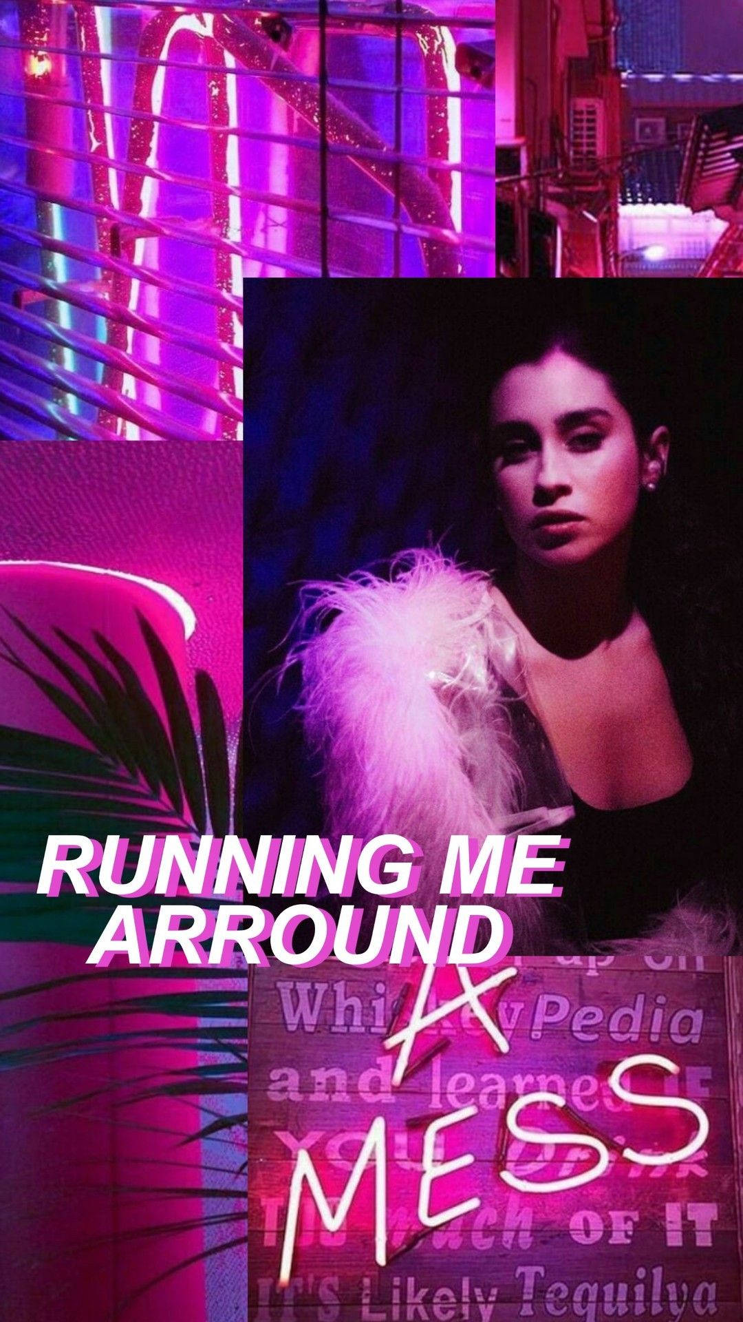 Pink Neon Aesthetic Wallpaper
