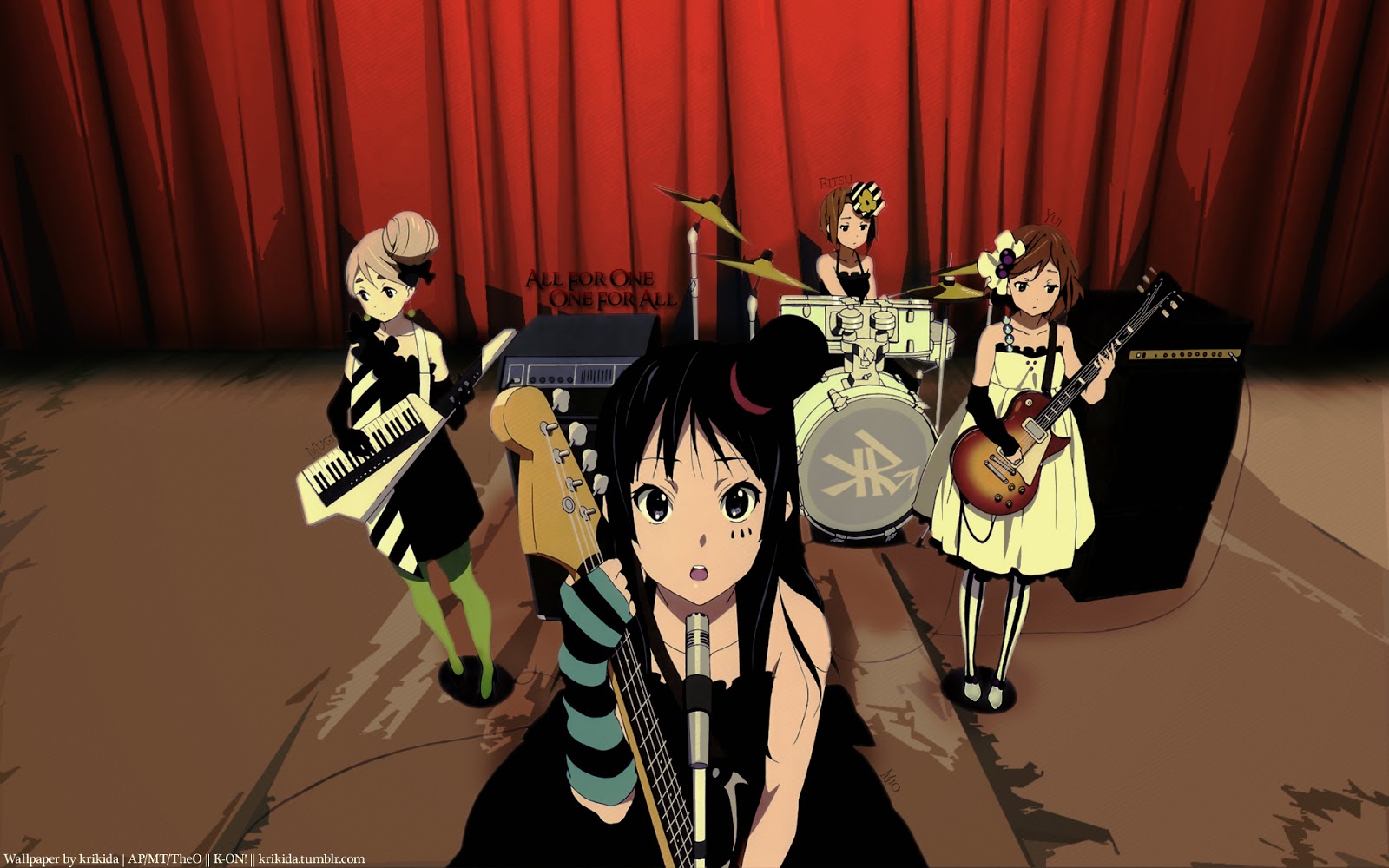 Tainaka K On Girl Band Anime HD Wallpaper Desktop Pc Background
