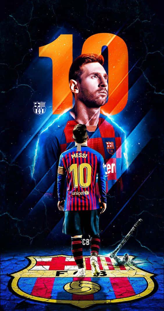 Trust Only One Legendary Phone Messi iPhone Wallpaper