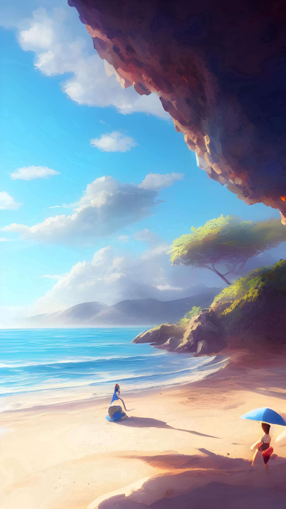 Plain Blue Wallpaper