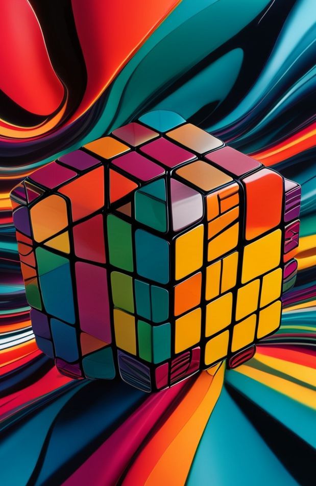 3d Wallpaper Rubix Cube
