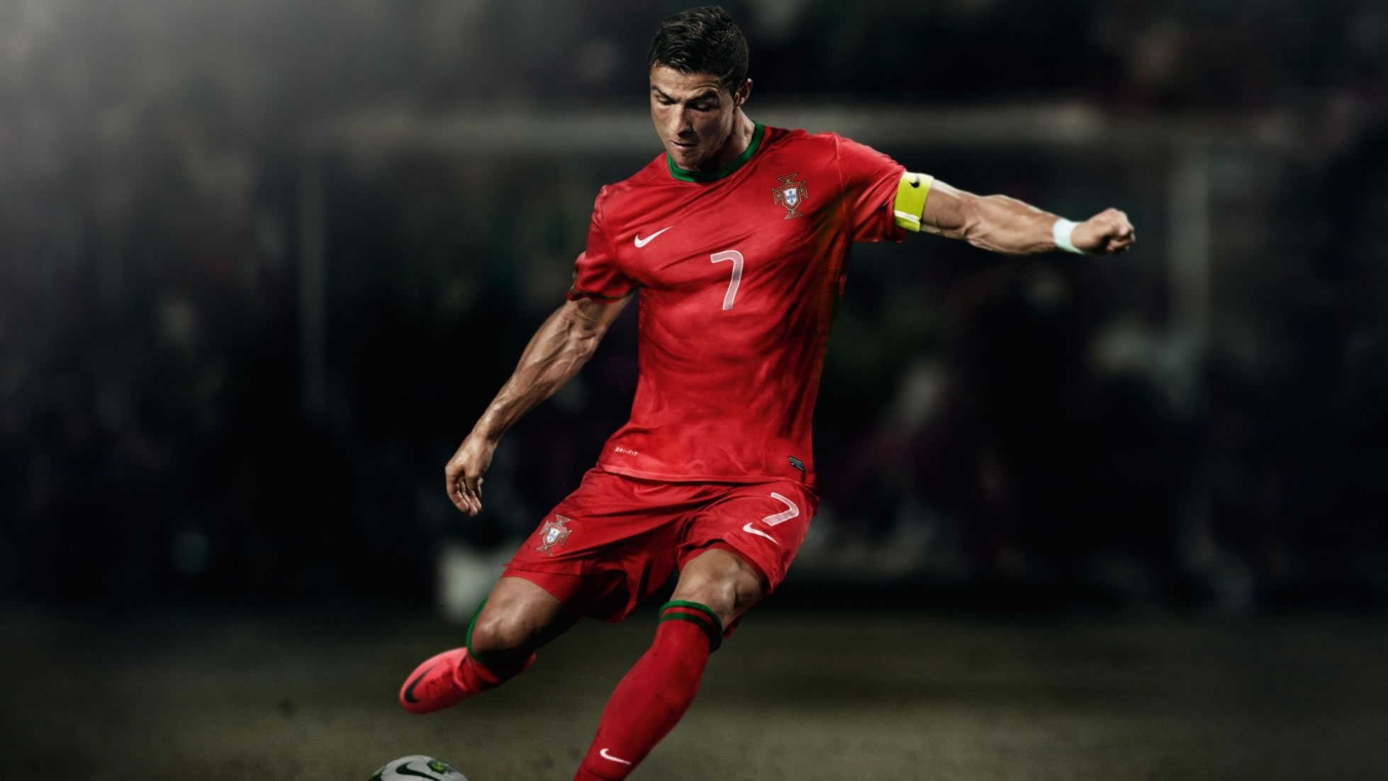 Cristiano Ronaldo Portugal Kick Wallpaper