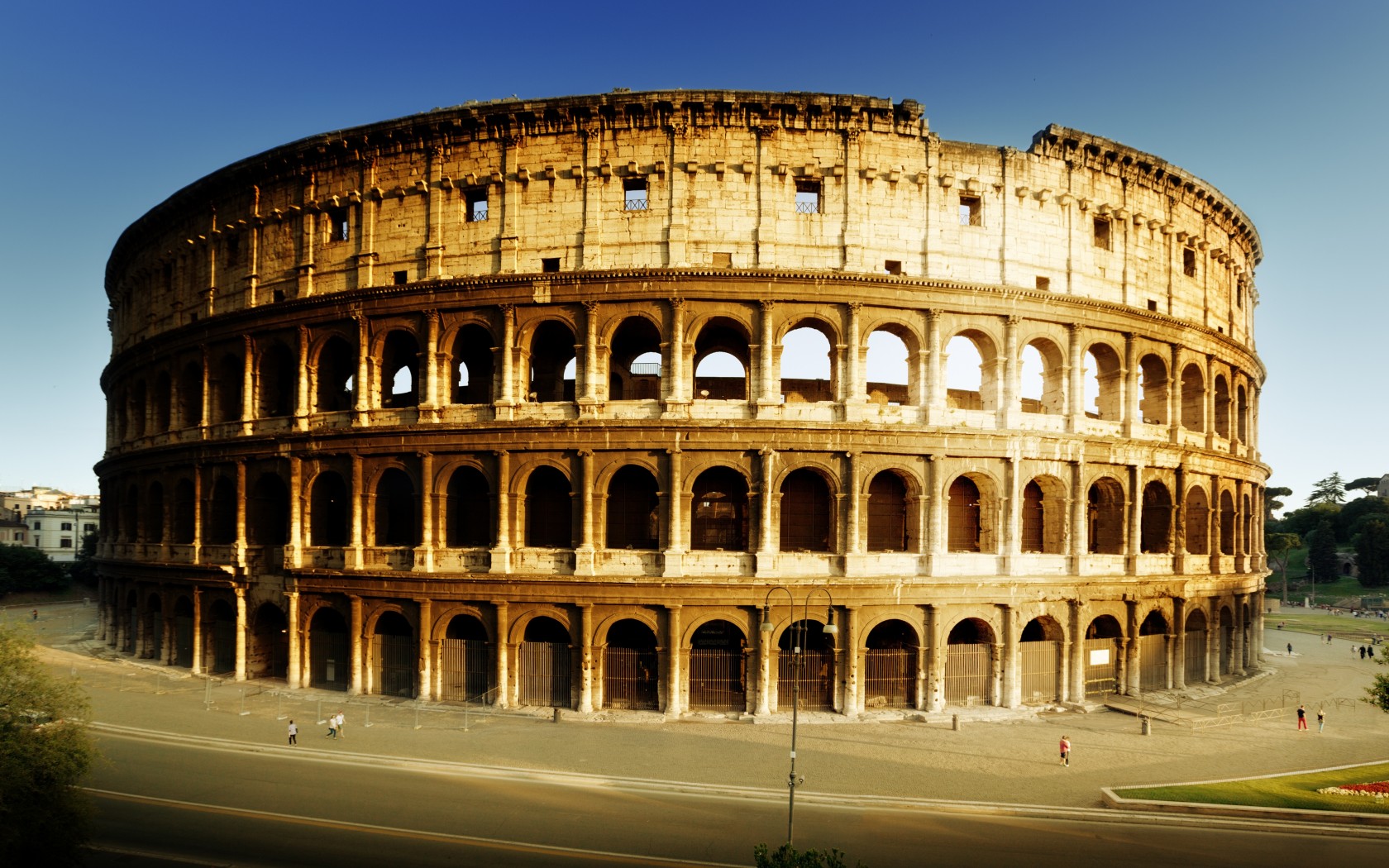 Colosseum Amphitheatre Rome Wallpaper Travel HD