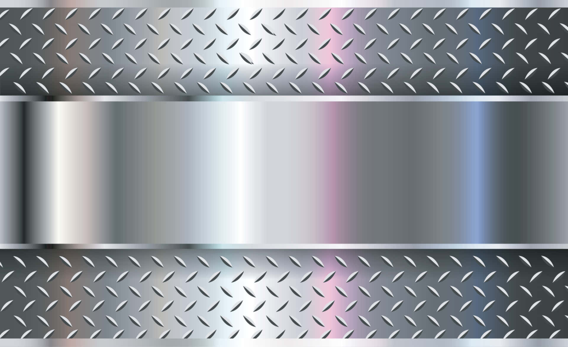 Metal Plate With A Silver Wallpaper