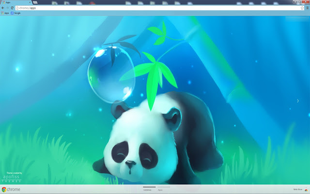 Bamboo Panda Theme For Google Chrome Browser By Apofiss Like Me On
