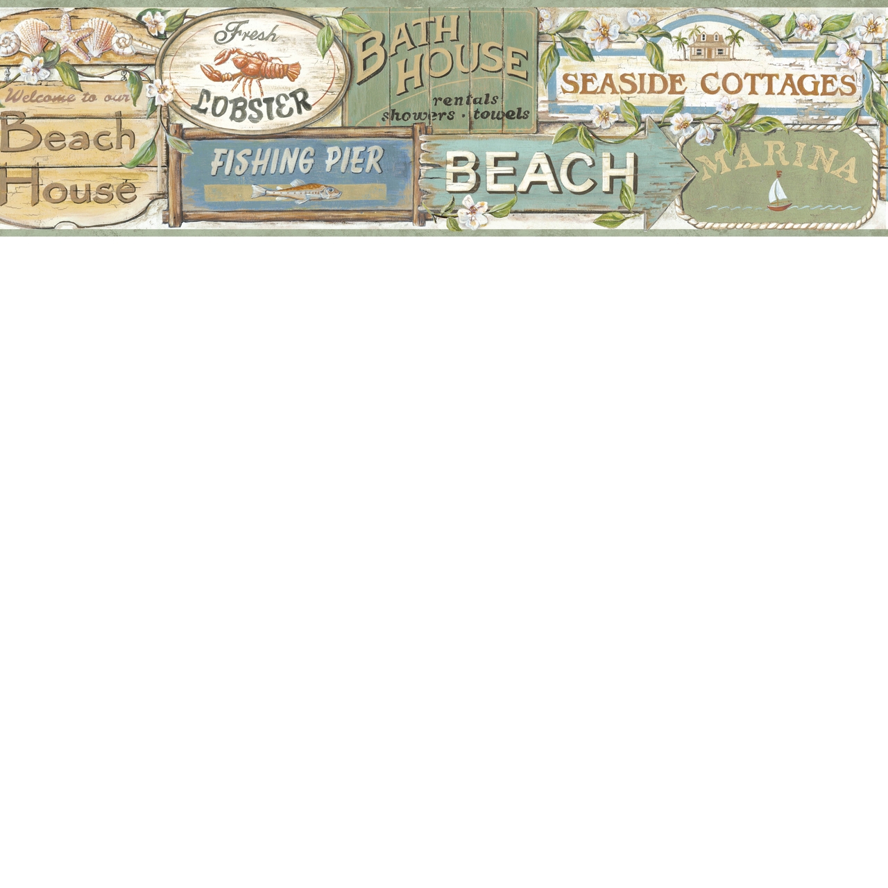 Free download Borders by Chesapeake Seaside Beach Signs Wallpaper