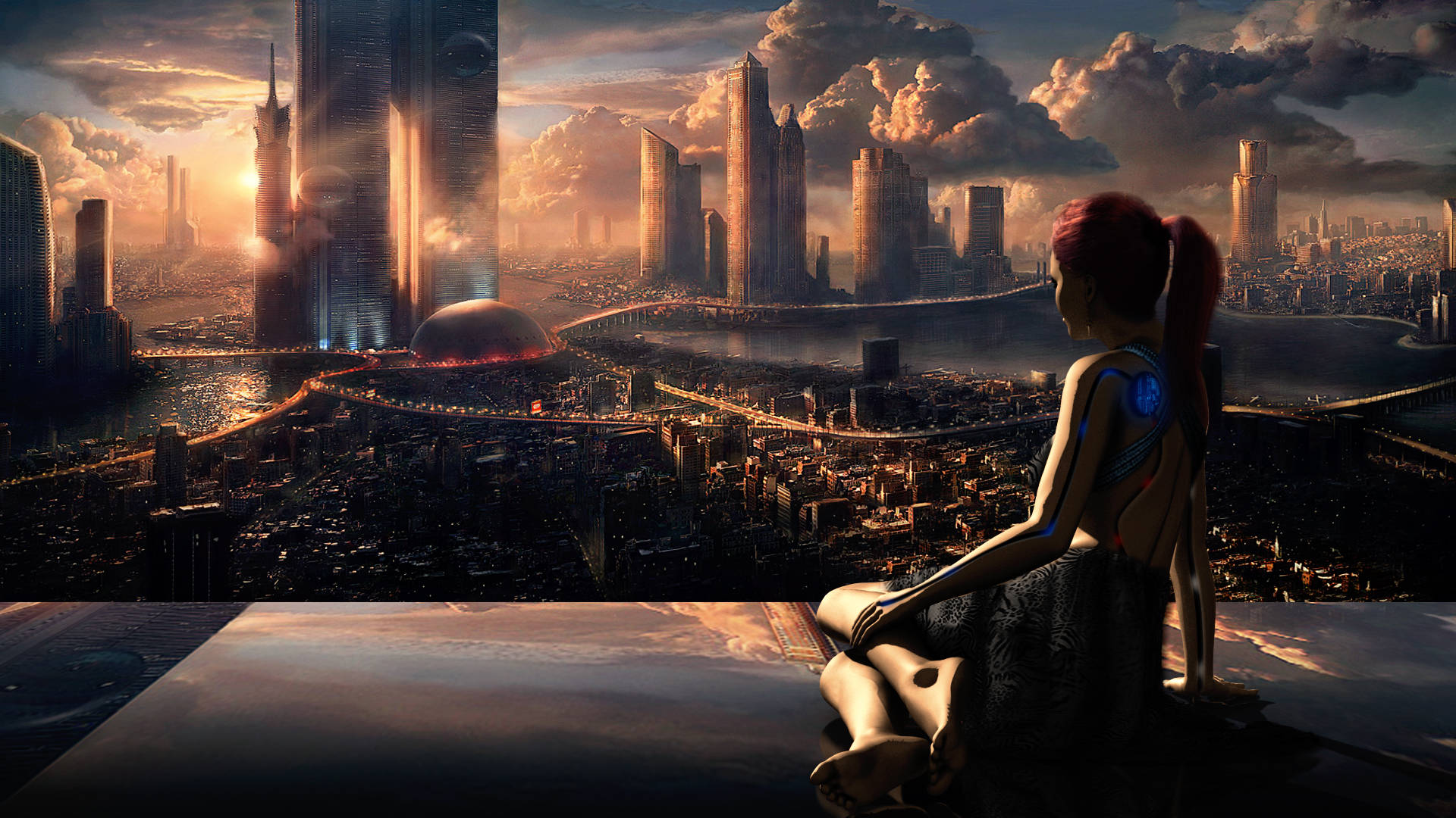 Futuristic Desktop Wallpaper