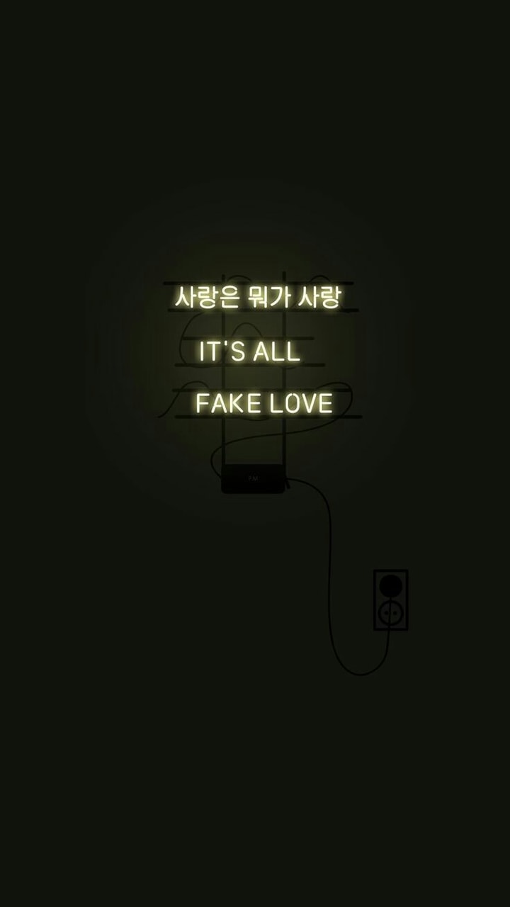 Fake Love Discovered By On We Heart It