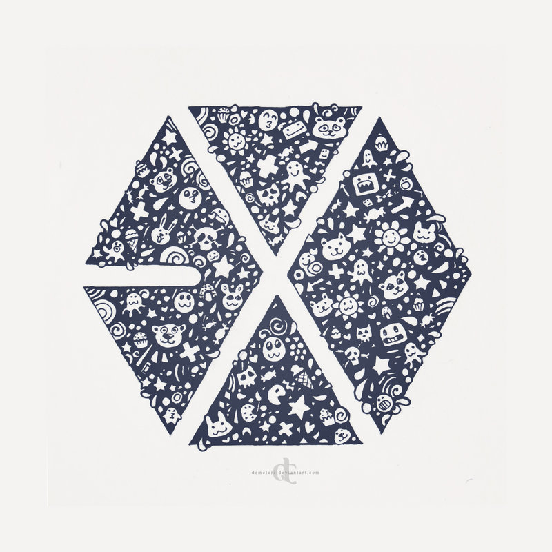 Exo Logo iPhone Wallpaper Image Pictures Becuo