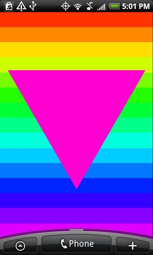 Bigger Pride Rainbow Live Wallpaper For Android Screenshot