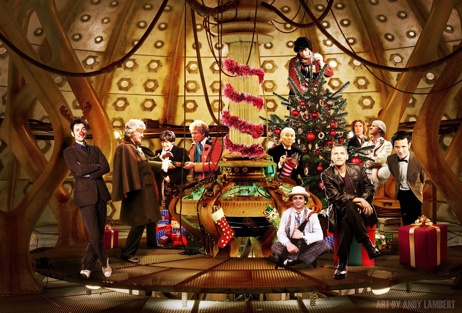 Doctor Who Christmas Wallpaper WallpaperSafari