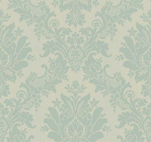Pale Turquoise Large Damask Wallpaper Cs8735 Double Roll Bolts
