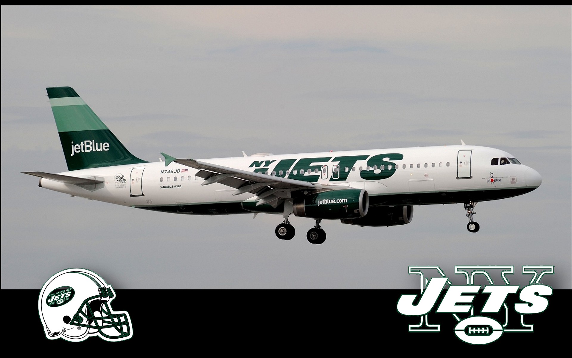 New York Jets Plane Wallpaper