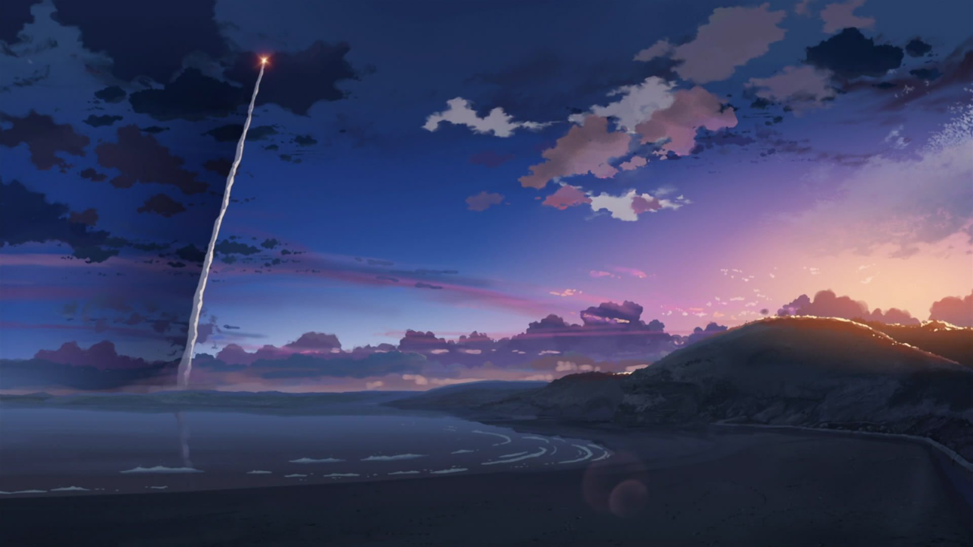 Makoto Shinkai Centimeters Per Second The Rocket Jpg