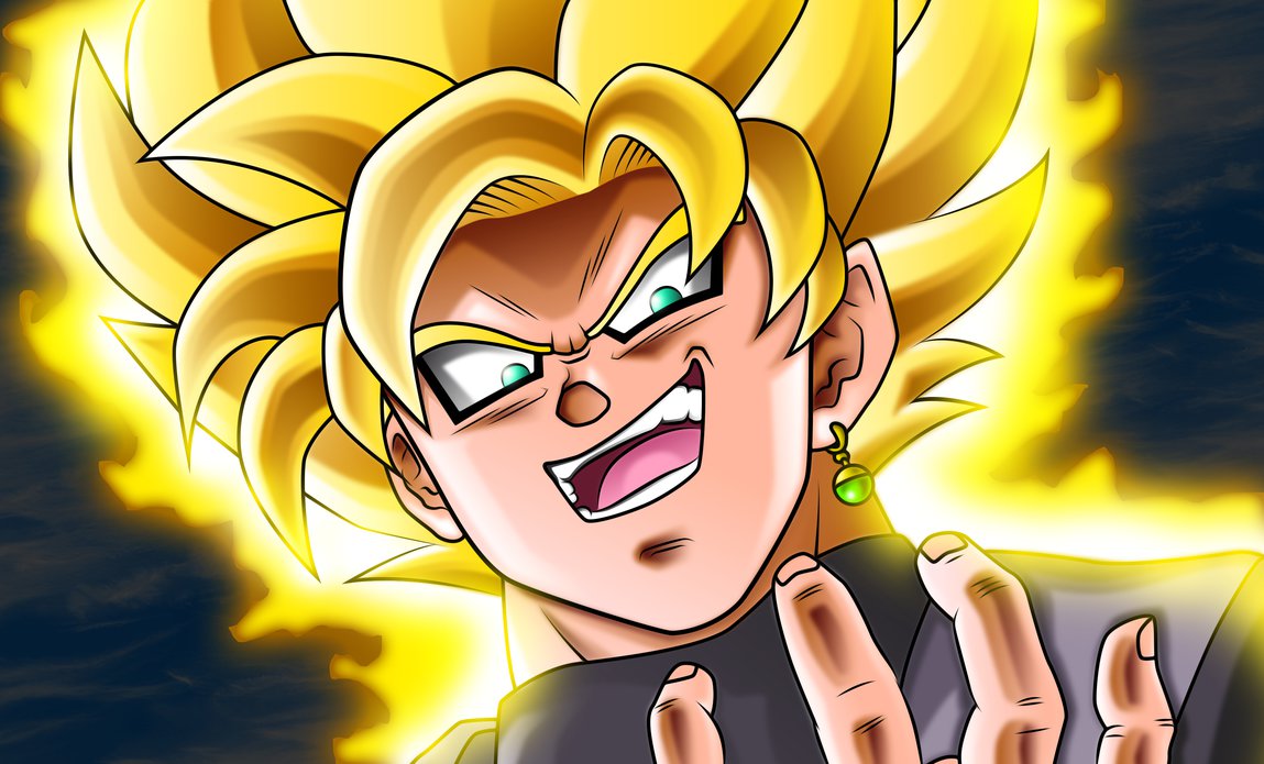 Goku Black Super Saiyan By Rmehedi