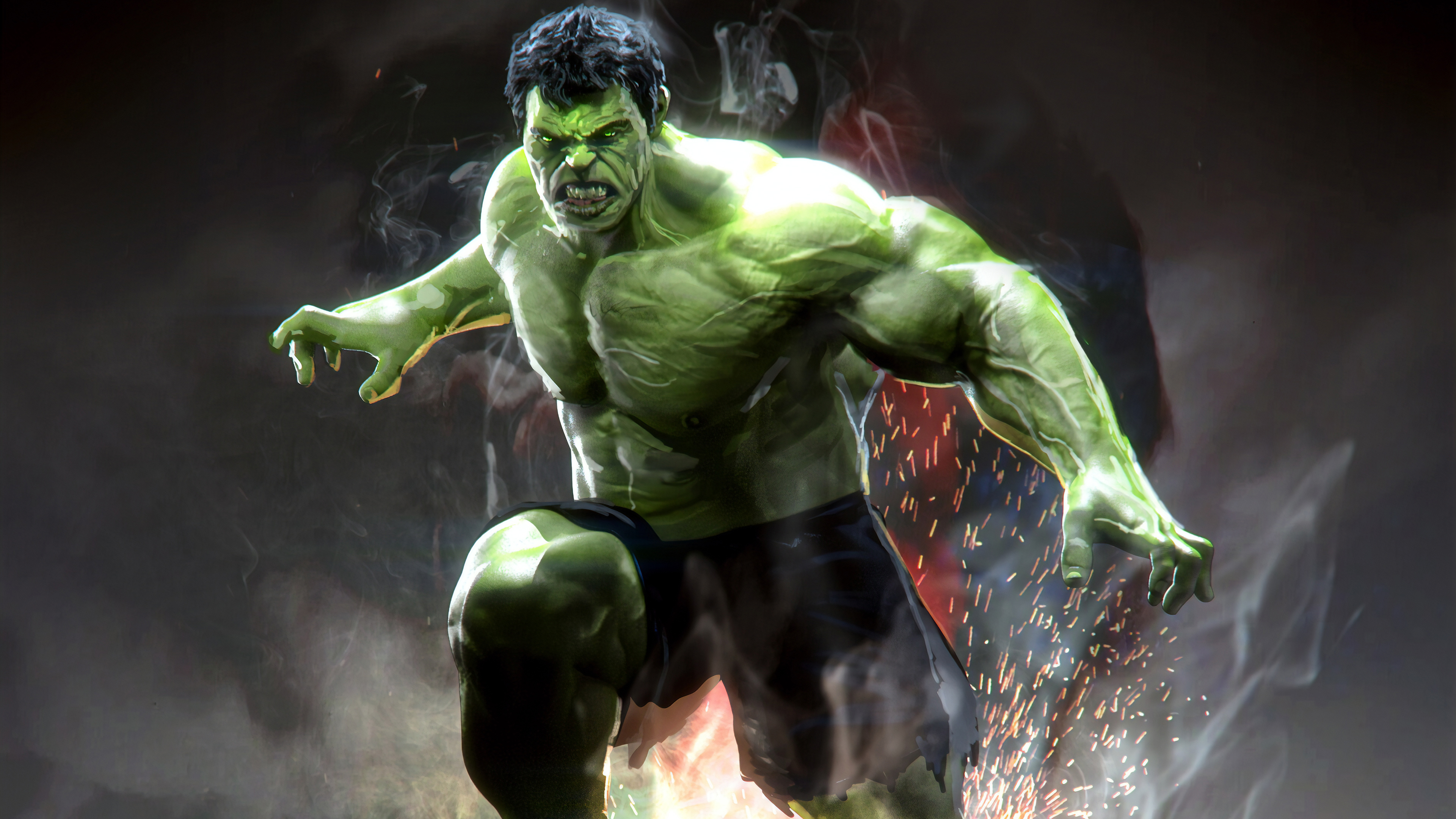 Hulk Marvel Superhero Wallpaper HD Superheroes 4k