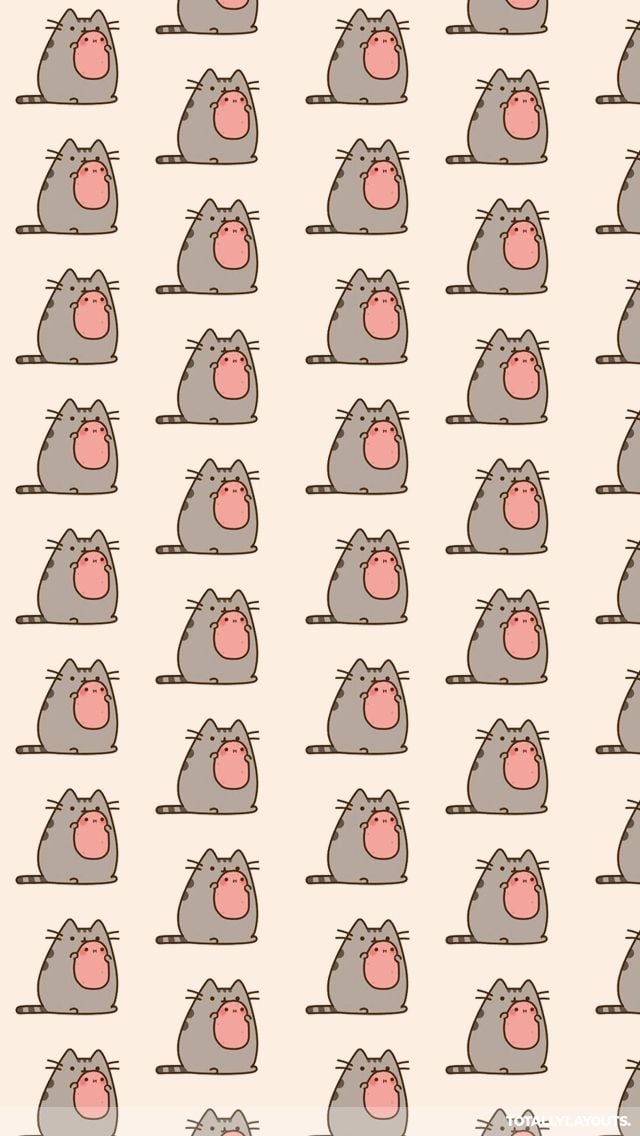 Pusheen the Cat Wallpaper iPhone Wallpapers Pinterest