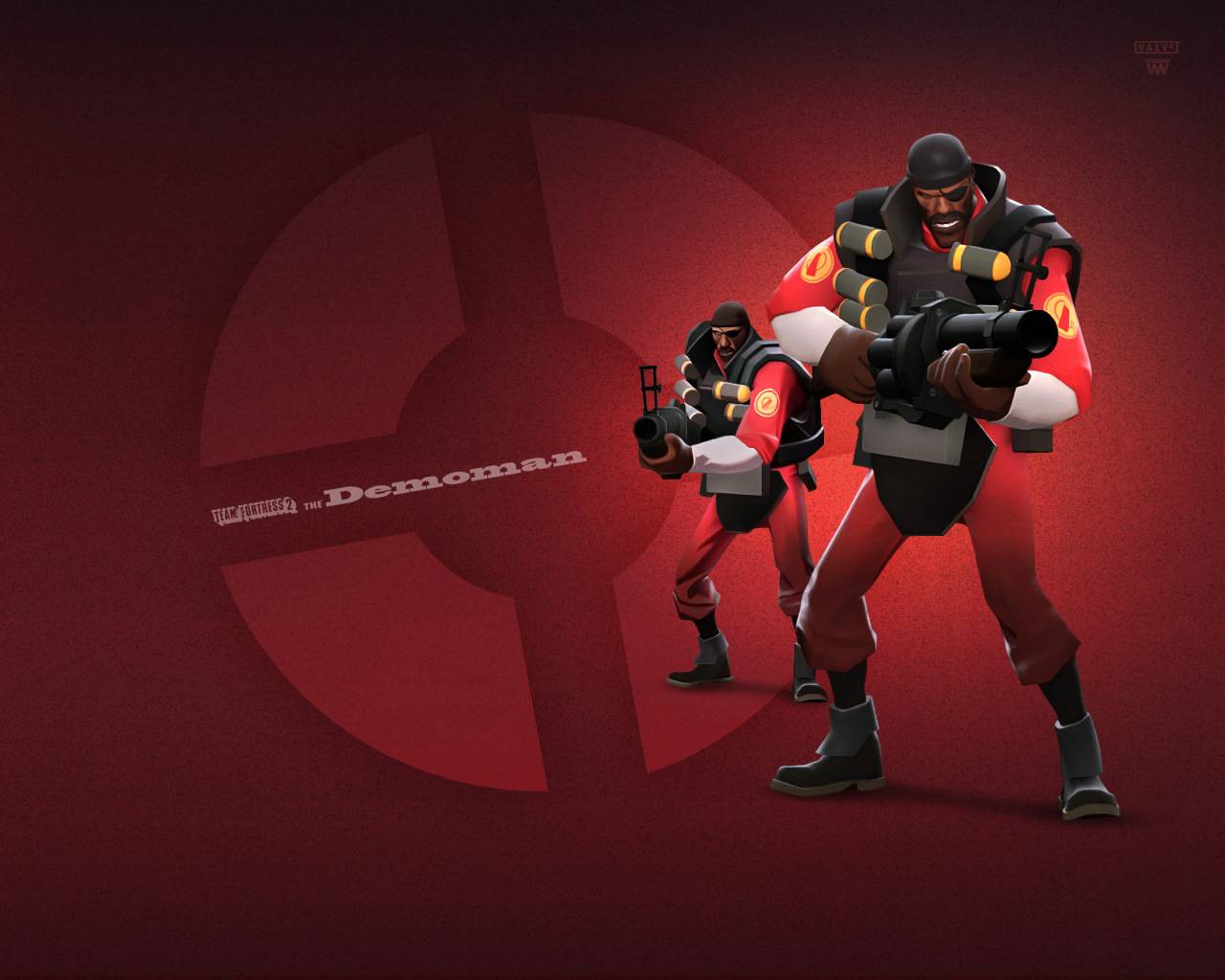 Team Fortress Red Demoman Wallpaper