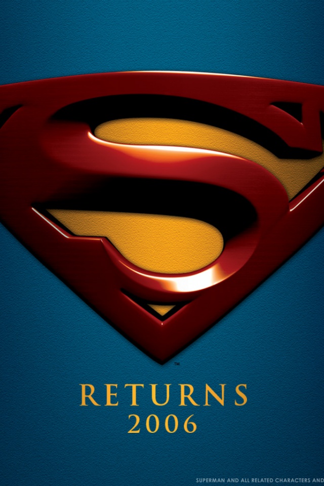 Superman Symbol iPhone Wallpaper