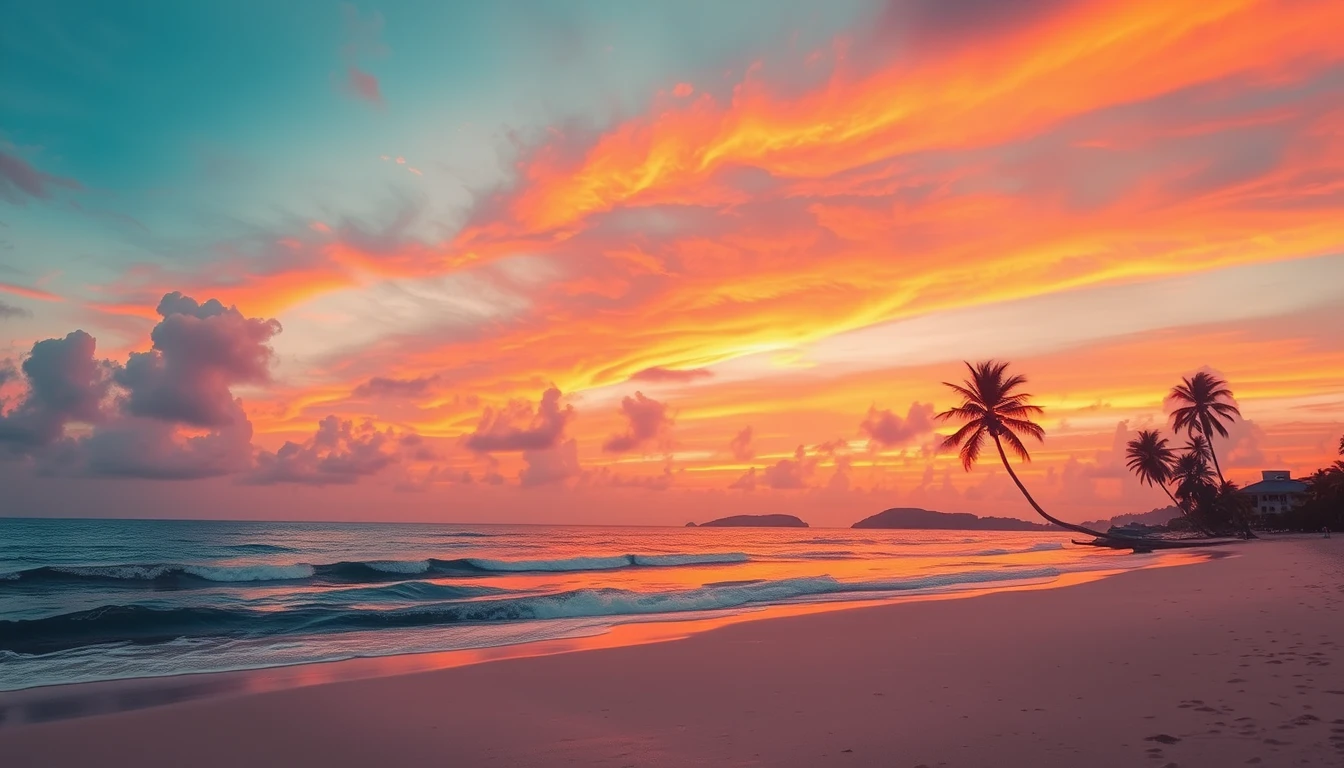 Sunset Beach Wallpaper