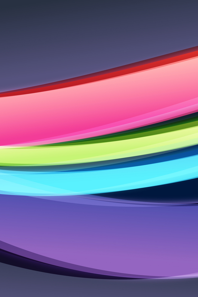 Rainbow iPhone Retina Wallpaper X Pixels