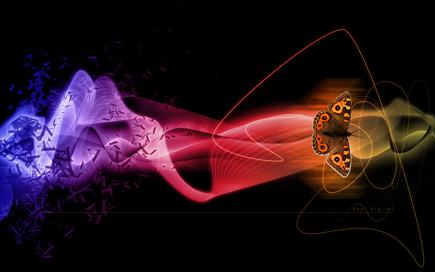 Rating Give Butterfly Abstract Background