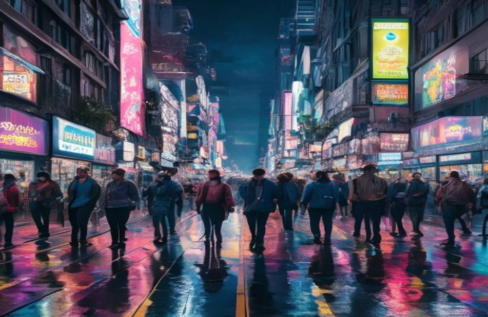 Street Wallpaper HD Night City