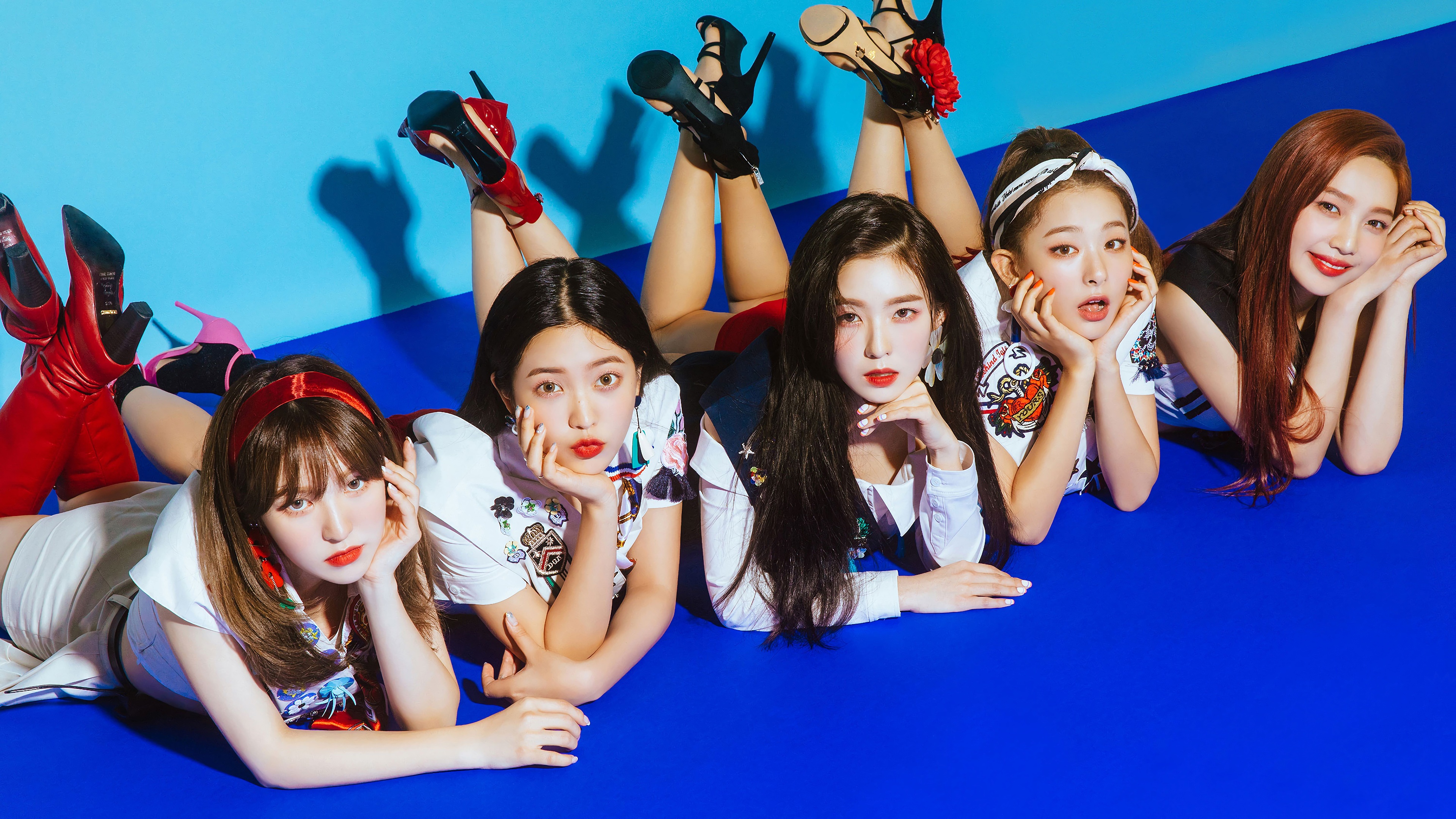 Wendy Yeri Irene Seulgi Joy Red Velvet Power Up Summer Magic 4k