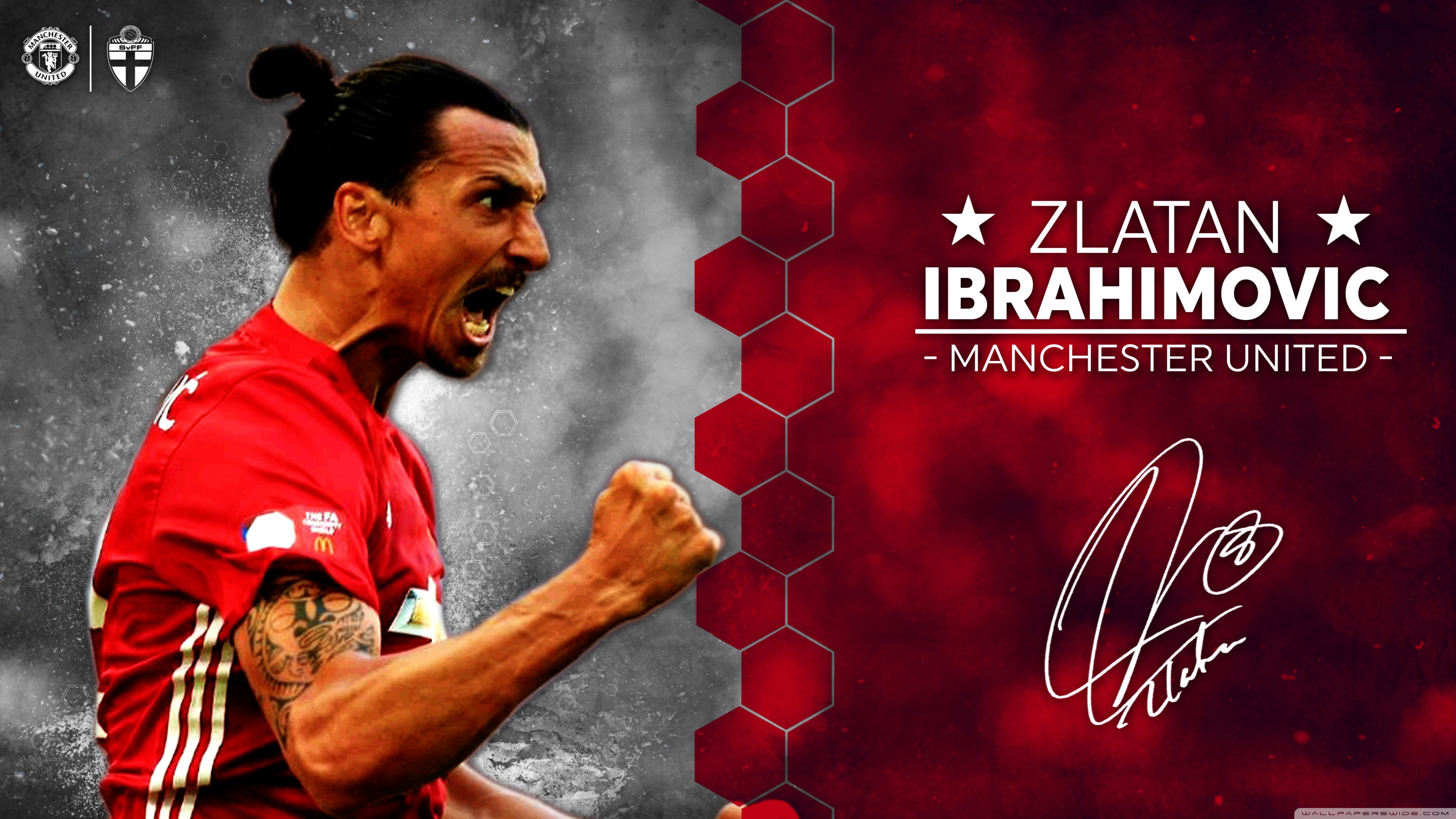 Zlatan Ibrahimovic Manchester United 4k HD Desktop